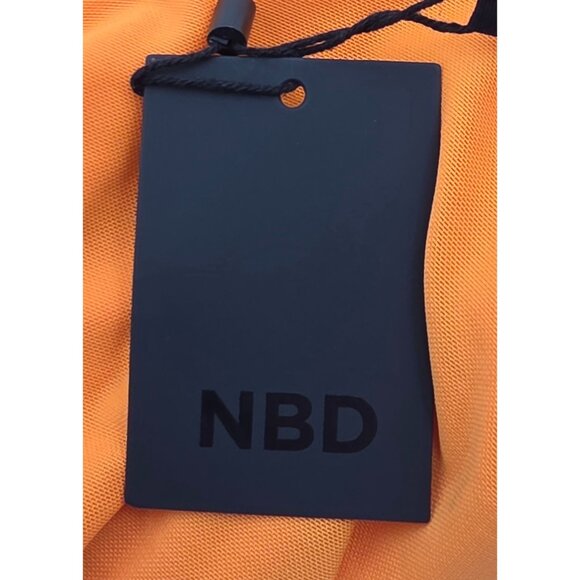 NWT Women's - NBD Tanvi Orange Top, Size Medium - Picture 8 of 9